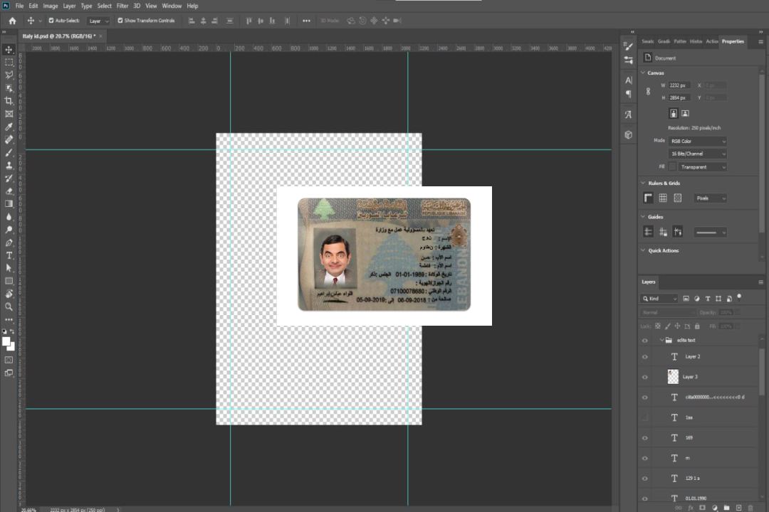 Permis de séjour au Liban template Permis de séjour au Liban template